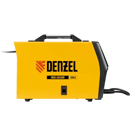 Аппарат инвертор DENZEL. полуавтомат. cварки IMIG-205SDR, 200 А, ПВ 60%, катушка 5 кг
