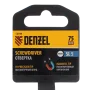 Отвертка DENZEL SL5x75 мм, CrV, трехкомпонентная рукоятка