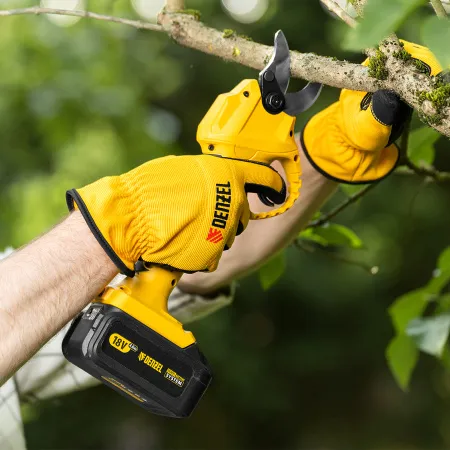 Секатор аккумуляторный DENZEL CP-30-0, 18В Li-Ion
