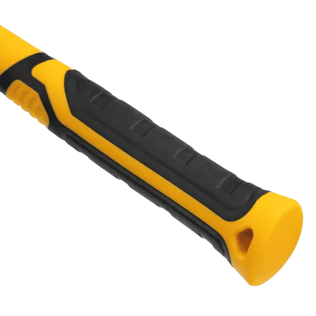 Киянка резиновая DENZEL 680 г, черная, фибергласовая рукоятка c TPR покрытием