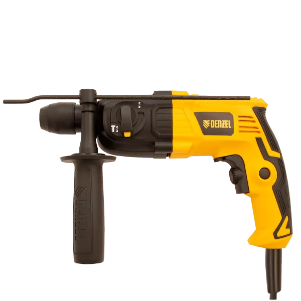 Перфоратор электрический DENZEL RH-400-12, SDS-plus, 400 Вт, 1.2 Дж, 2 режима