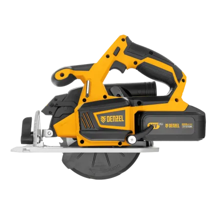 Пила циркулярная аккумуляторная бесщет. DENZEL CCS-165, 18В Li-Ion
