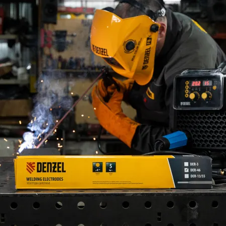 Электроды DENZEL DER-46, диам. 4 мм, 5 кг, рутиловое покрытие