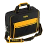 Сумка для инструмента DENZEL 400х170х300 мм, 3 отделения, 28 карманов, наплечный ремень