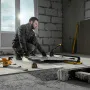 Плиткорез рельсовый DENZEL 800х16мм, каретка на подш., стальная станина, усил. рукоятка-пенал