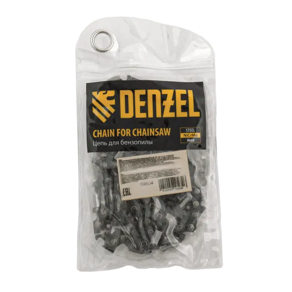 Цепь для бензопилы DENZEL DGS-4516 59804, шина 40 см, шаг 3/8, паз 1.3 мм, 57 звеньев