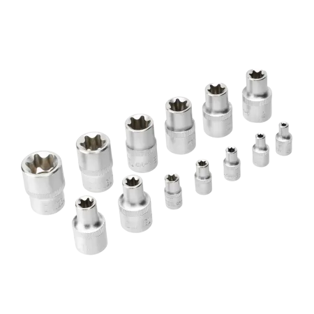 Набор инструментов DENZEL 1/2", 1/4", CrV, S2, пластиковый кейс, 109 предметов