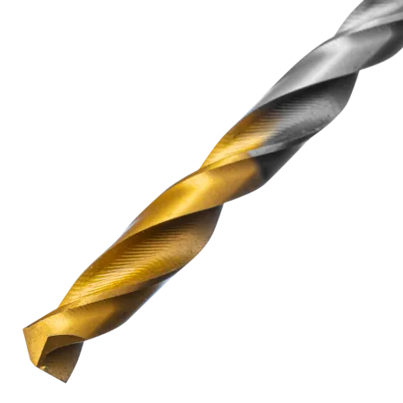 Сверло спиральное по металлу DENZEL 5,5 x 93 мм, Р6М5, Golden Tip