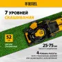 Газонокосилка бензиновая DENZEL GLD-520SP-VE, 196 см3, ширина 52 см, электрический старт