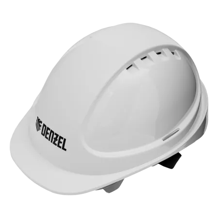Каска защитная DENZEL ударопр.«Форвард» (К-05),ABS/PC,комплект со встроен.очк.ОЧК-05 Форвард, белая