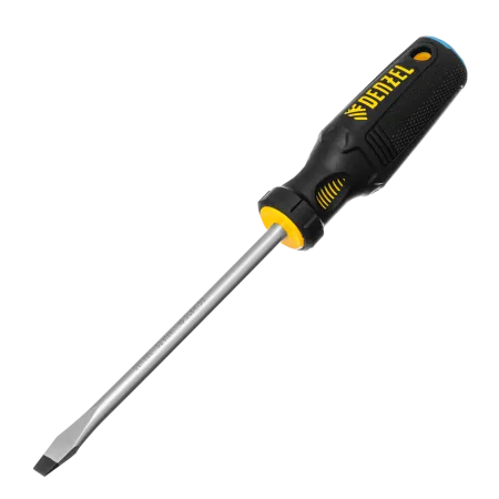 Отвертка DENZEL SL8x150 мм, S2, 3к рукоятка