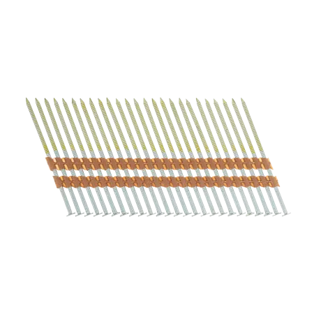 Гвозди DENZEL для пнев. нейлера (оцинк.), длина - 90 мм, диам. - 3,05 мм, 2000 шт.