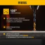 Набор сверл по металлу DENZEL, 1-10 мм, Р6М5К8-TiN, Golden Tip, 19 шт