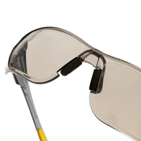 Очки защитные DENZEL открытые, поликарбонатные, дымчатая линза