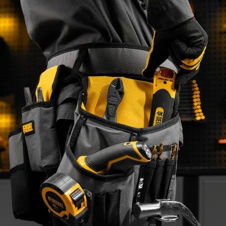 Пояс монтажника, сумки поясные, кобура для шуруповерта DENZEL
