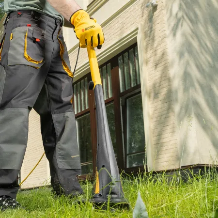 Триммер электрический DENZEL TE-350, 350 Вт, 260 мм, катушка полуавтомат