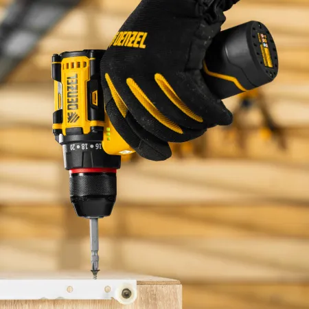 Дрель-шуруповерт аккумуляторная бесщет. DENZEL CDH-BL-12, Li-Ion, 12 В