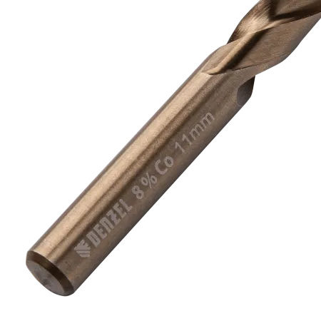 Сверло по металлу DENZEL 11 мм, HSS Co-8%