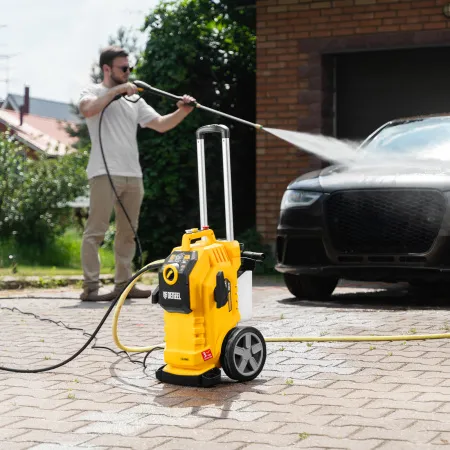 Моечная машина высокого давления DENZEL K 50 Power, 2100 Вт, 150 бар, 600 л/ч, асинхронный двигатель