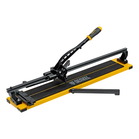Плиткорез рельсовый DENZEL 800х16мм, каретка на подш., стальная станина, усил. рукоятка-пенал