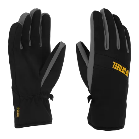 Перчатки универсальные DENZEL, двойные, работа с сенсорным экраном, размер 9