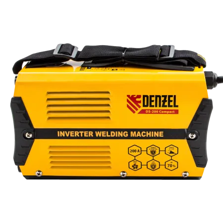 Аппарат инверторный дуговой сварки DENZEL DS-200 Compact, 200 А, ПВ 70%, 1.6-5 мм