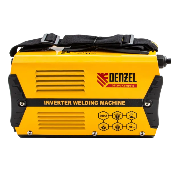 Аппарат инверторный дуговой сварки DENZEL DS-200 Compact, 200 А, ПВ 70%, 1.6-5 мм