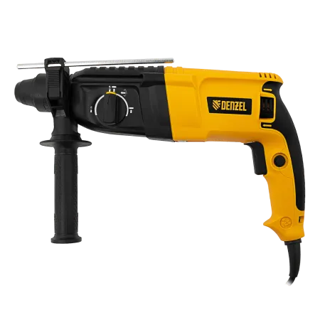 Перфоратор электрический DENZEL RHH-800-26, SDS-plus, 800 Вт, 3 Дж, 3 плюс 1 реж.