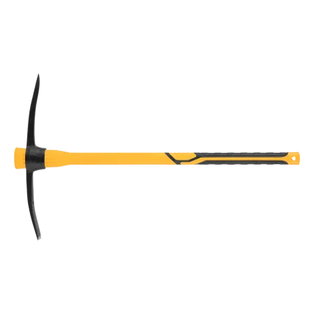 Кирка DENZEL 2000 г, узкая, фиберглассовая обрезиненная рукоятка 900 мм