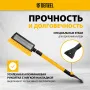 Щетка-сметка для снега со скребком DENZEL, телескоп, поворотная голова, водосгон, 900-1200 мм