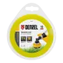 Леска для триммера DENZEL Flex Сord 96116, 2.4 мм x 15 м, квадратная, блистер