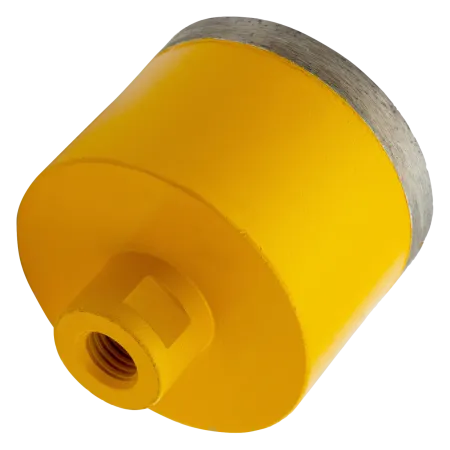 Сверло алмазное по керамограниту DENZEL 72695, 75 мм, М14, мокрая резка