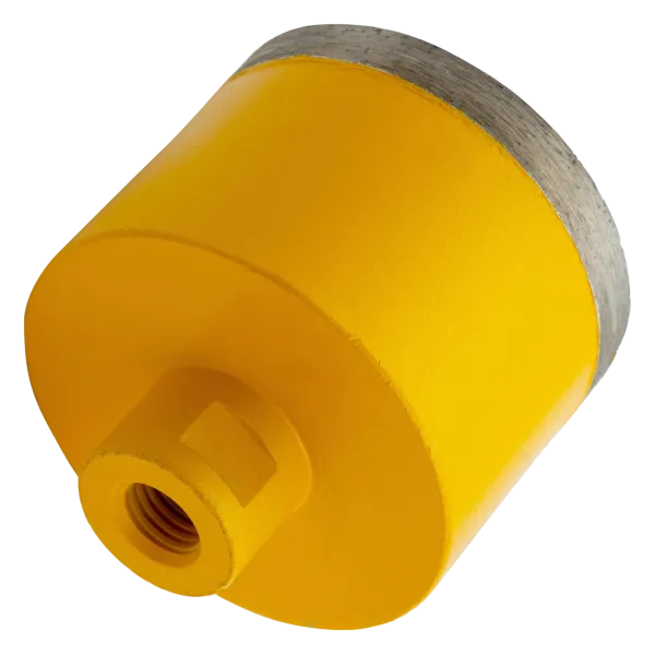 Сверло алмазное по керамограниту DENZEL 72695, 75 мм, М14, мокрая резка