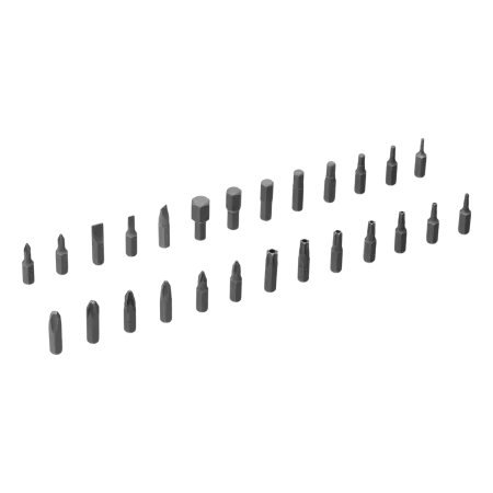 Набор инструментов DENZEL 1/2", 1/4", 3/8", CrV, S2, пластиковый кейс, 144 предмета