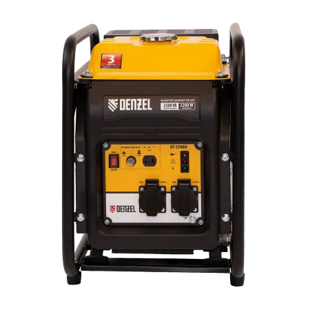 Инверторный генератор DENZEL GT-2500iF, 2.5 кВт, 230 В, бак 5 л, ручной старт