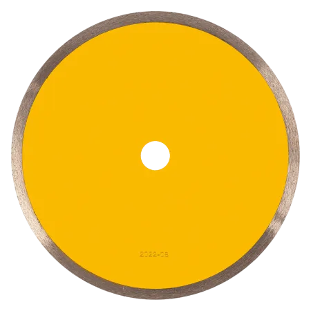 Диск алмазный отрезной DENZEL 230 х 22,2 мм, сплошной, супертонкий, горячий пресс, мокрое резание