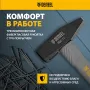 Молоток слесарный DENZEL 800 г, кованый, фибергласовая  рукоятка c TPR покрытием