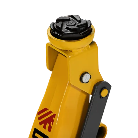 Домкрат гидравлический DENZEL подкатной с фиксатором, 2 т, 130-330 мм, в кейсе