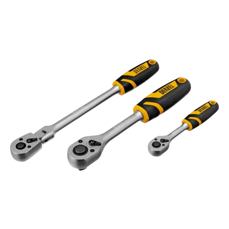 Набор инструментов DENZEL 1/2", 1/4", 3/8", CrV, S2, пластиковый кейс, 144 предмета