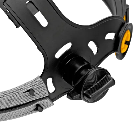 Щиток защитный лицевой с сеткой DENZEL "СВОНА" НС-01 "ЛЮКС", плавная регулировка храповик