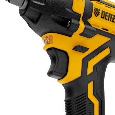 Гайковерт ударный аккумуляторный бесщет. DENZEL CIWH-BL-20-350, Li-Ion, 20 В