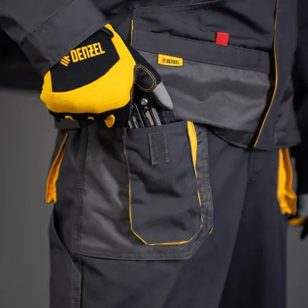 Брюки профессиональные рабочие DENZEL 65% полиэстер 35% хлопок, XL