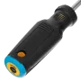 Отвертка DENZEL SL8x150 мм, CrV, трехкомпонентная рукоятка