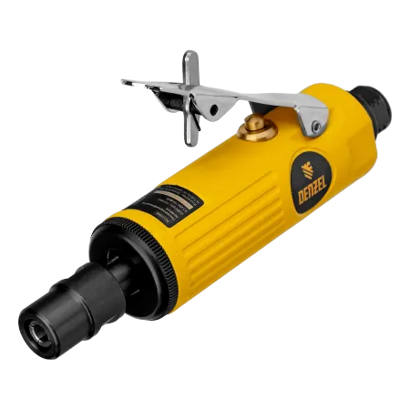 Пневмошлифмашина прямая DENZEL PGS25000, 25000 об/мин, 10 шлиф. камней, цанга - 3, 6 мм, 113 л/мин