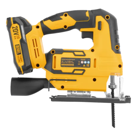 Лобзик аккумуляторный DENZEL CJH-20-80, Li-Ion, 20 В