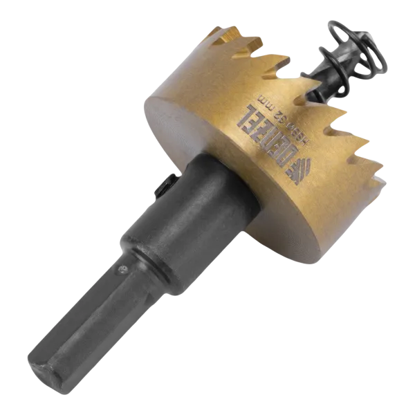 Коронка по металлу DENZEL 724109, 32 мм, HSS, нитридтитановое покрытие