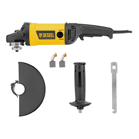 Машина шлифовальная угловая DENZEL AGL230-2600, 2600 Вт, 230 мм, 6600 об/мин