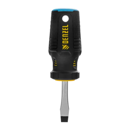 Отвертка DENZEL SL6x38 мм, S2, 3к рукоятка