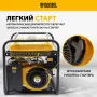 Генератор бензиновый DENZEL GE 6900, 5.5 кВт, 220 В/50 Гц, 25 л, ручной старт