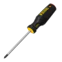 Отвертка DENZEL PH1х100 мм, S2, 3к рукоятка